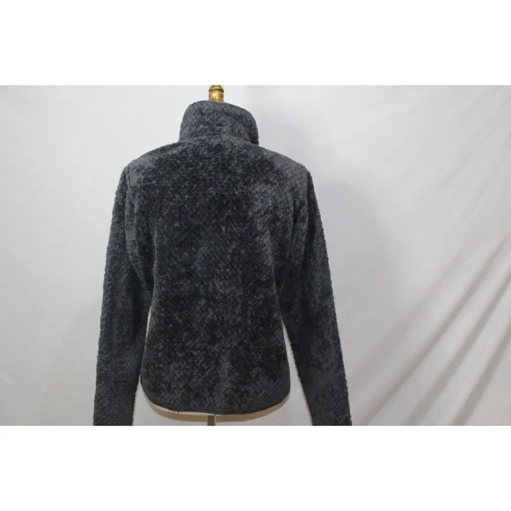 Columbia Fireside II Sherpa Full Zip Fleece Shark‎ Gray L fleece winter faux fu